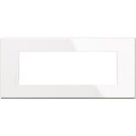 BTICINO - Axolute AIR plaque 6 mod. blanc - HW4806HD