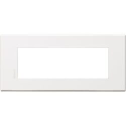 BTICINO - Axolute AIR plaque 6 mod. blanc mat - HW4806AW