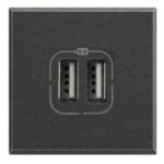 BTICINO - Axolute alimentation 1500mA 2 mod antraciet - HS4285C2