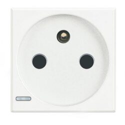 BTICINO - Axolute prise 2P+T 16A 250V bornes auto 2 mod blanc - HD4142AN
