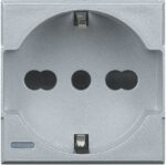 BTICINO - Axolute prise 2P+T ital. schuk 16A 250V 2 mod Tech - HC4140/16