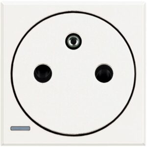 BTICINO - Axolute prise affl. 2P+T 16A 250V - blanc - HD4142AF