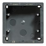 BTICINO - Boîte apparente pour 2x3 modules Living - carré - noir - 118x118x55 mm - 506LP