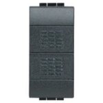 BTICINO - Bouton-poussoir Living - 10A - 250V - 2P - NO + NO - L4036
