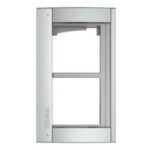BTICINO - Cadre avec support 2 modules All Metal - Sfera New - 350221