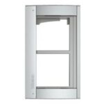 BTICINO - Cadre avec support 2 modules All Metal - Sfera New - 350221
