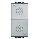 BTICINO - Commutateur double touche Light Tech - 16A - 250V - 1P - NT4027