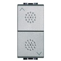 BTICINO - Commutateur double touche Light Tech - 16A - 250V - 1P - NT4027