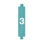 BTICINO - Configurateur nr 3 pour My Home - livré par jeu de 10 pièces - 3501/3