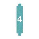 BTICINO - Configurateur nr 4 pour My Home - livré par jeu de 10 pièces - 3501/4