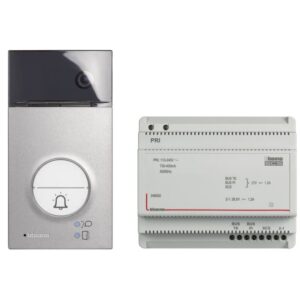 BTICINO - Kit AVT Linea 3000 composé d'une platine de rue (343081) + alimentation (346050) - SP20220834321