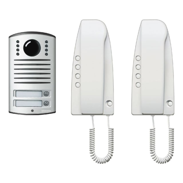 BTICINO - Kit Parlophonie analogue 2 boutons .Linea 2000 BTICINO - Kit Parlophonie analogue 2 boutons .Linea 2000