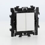 BTICINO - LL Complet double 2 directions 16A 250V à griffes blanc - N4003A2S