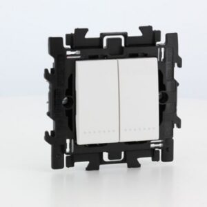 BTICINO - LL Complet double 2 directions 16A 250V à griffes blanc - N4003A2S