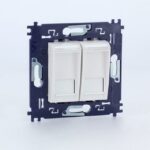 BTICINO - LL Complet double RJ45 6 UTP à vis - blanc - N4279C6V2