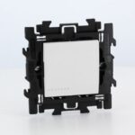 BTICINO - LL Complet interrupteur bip. 16A 250V à griffes blanc - N4002S