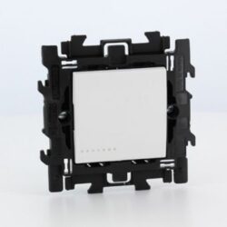 BTICINO - LL Complet interrupteur bip. 16A 250V à griffes blanc - N4002S
