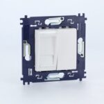 BTICINO - LL Complet prise RJ45 + obtur. à vis - blanc - N4279C6V