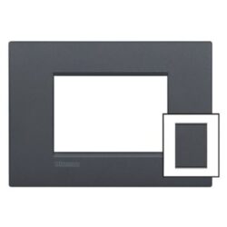 BTICINO - LL-Plaque Air 3+3 mod anthracite - LNC4826AR