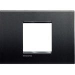 BTICINO - LL-Plaque rectang. large 2 mod anthrac - LNA4819AR