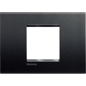 BTICINO - LL-Plaque rectang. large 2 mod anthrac - LNA4819AR