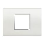 BTICINO - LL-Plaque rectang. large 2 mod blanc - LNA4819BI