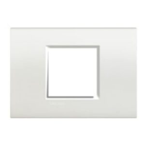 BTICINO - LL-Plaque rectang. large 2 mod blanc - LNA4819BI