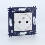 BTICINO - LL complet prise aff. 2P+T 10/16A 250V - à vis - blanc - N4142AFV