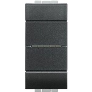BTICINO - LL - interrupt unip axial 10A 1 module - anthracite - L4051AN