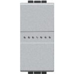 BTICINO - LL - poussoir axial NO 10A 1 module - tech - NT4055AN