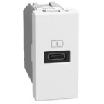 BTICINO - LightN chargeur USB-C 20W Pdel 1 mod - blanc - YW4192C