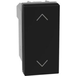 BTICINO - LightN commande volets roul. 1 mod - noir - YD4027N
