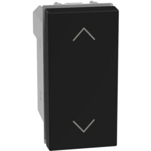 BTICINO - LightN commande volets roul. 1 mod - noir - YD4027N