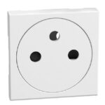 BTICINO - LightN enjoliveur 2P+T blanc 2 mod - YW4942AF
