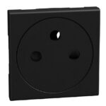 BTICINO - LightN enjoliveur 2P+T noir 2 mod - YD4942AF
