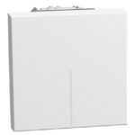 BTICINO - LightN inverseur 10AX 2 mod - blanc - YW4004M2