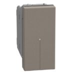 BTICINO - LightN inverseur Ax. 10AX 1 mod - stone - YG4054