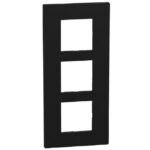 BTICINO - LightN plaque 2x2 mod 57mm noir - YA4832M3DD