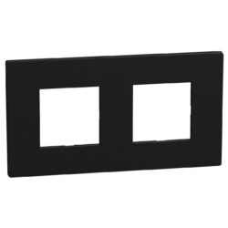 BTICINO - LightN plaque 2x2 mod 71mm noir - YA4802M2DD