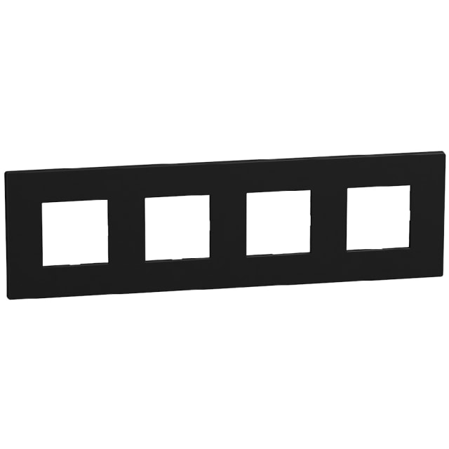 BTICINO - LightN plaque 4x2 mod 71mm noir - YA4802M4DD BTICINO - LightN plaque 4x2 mod 71mm noir - YA4802M4DD