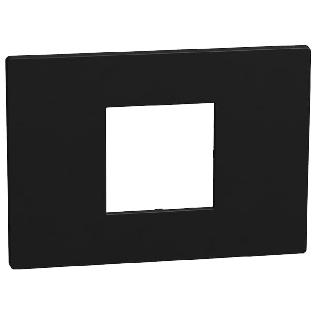 BTICINO - LightN plaque large 2 mod noir - YA4819DD BTICINO - LightN plaque large 2 mod noir - YA4819DD