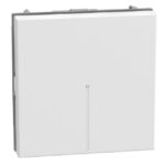 BTICINO - LightN poussoir Ax. NO 10A 2 mod - blanc - YW4055M2A
