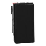 BTICINO - LightN poussoir NO 10A 1 mod - noir - YD4005A