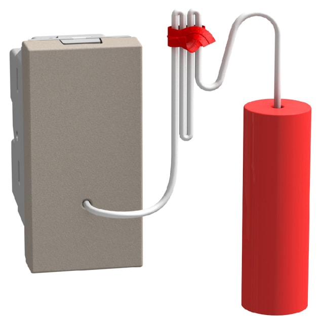 BTICINO - LightN poussoir à tirage 10A 1 mod - stone - YG4033 BTICINO - LightN poussoir à tirage 10A 1 mod - stone - YG4033