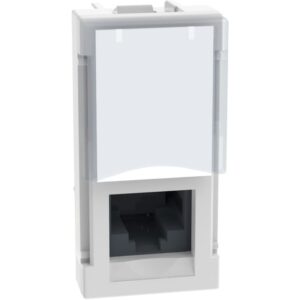 BTICINO - LightN prise RJ45-UTP-cat5e 1 mod - blanc - YW4279C5E
