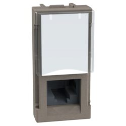 BTICINO - LightN prise RJ45-UTP-cat5e 1 mod - stone - YG4279C5E