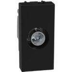 BTICINO - LightN prise TV étoile 1 mod - noir - YD4202D