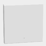 BTICINO - LightN - touche sans symbole MyHOME 2 mod - 1 fonc - blanc - YW4915MH2