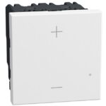 BTICINO - LightN variateur 2 fils 125W 2 mod - blanc - YW4419M2