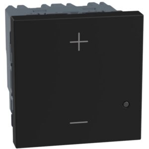 BTICINO - LightN variateur 2 fils 125W 2 mod - noir - YD4419M2